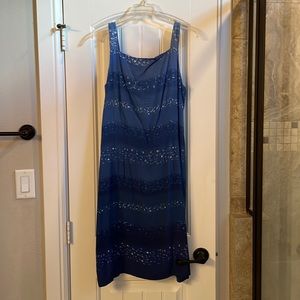 Harold’s blue & white dress-size 14